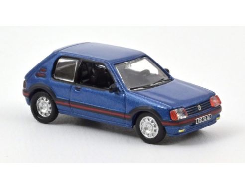 NOREV NV471729 PEUGEOT 205 GTI 1990 MIAMI BLUE 1:87 Modellino