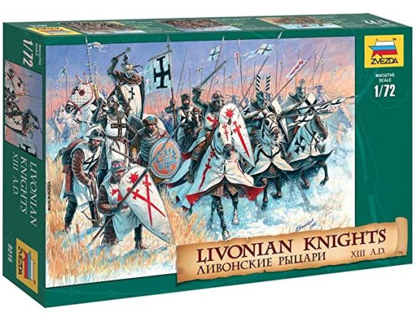 Zvezda Z8016 LIVONIAN KNIGHTS KIT 1:72 Modellino