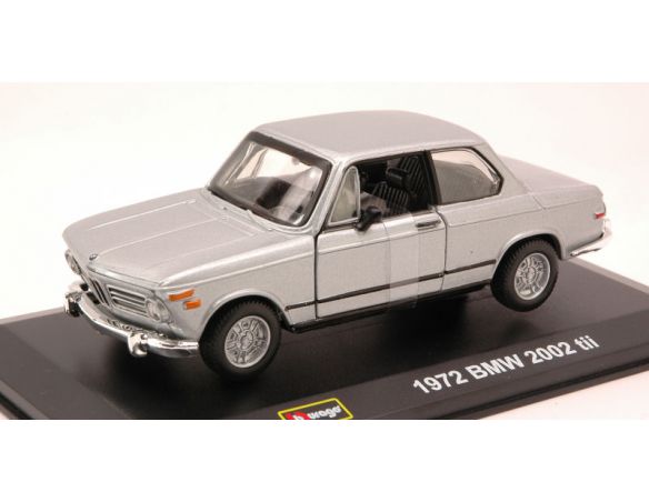 BBURAGO BU43202Z BMW 2002 TII SILVER 1:32 Modellino