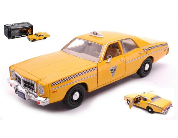 GREENLIGHT GREEN84161 DODGE MONACO 1978 CITY CAB 1982 ROCKY III 1:24 Modellino