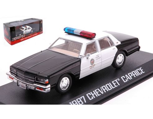 GREENLIGHT GREEN86582 CHEVROLET CAPRICE 1987 METROPOLITAN POLICE TERMINATOR 2 1991 1:43 Modellino