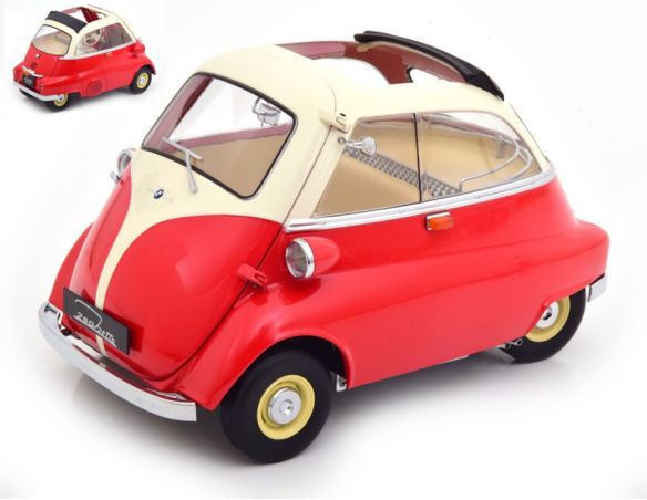 KK SCALE KKDC120043 BMW 250 ISETTA 1959 RED/WHITE 1:12 Modellino