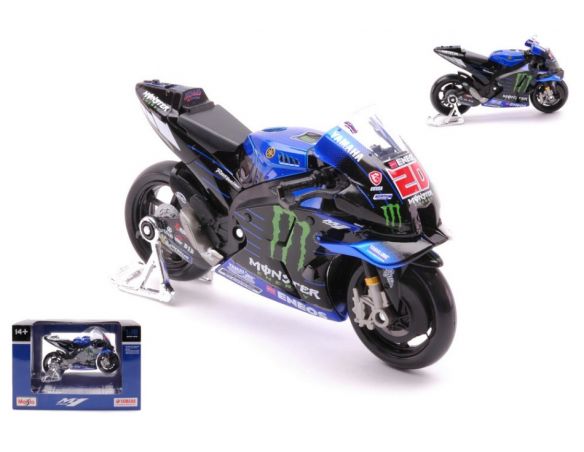 MAISTO MI36373Q YAMAHA YZR-M1 MOTOGP 2022 N.20 FABIO QUARTARARO 1:18 Modellino