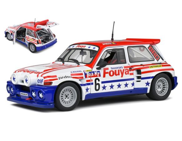 SOLIDO SL1804706 REANAULT 5 MAXI N.6 RALLYCROSS 1987 G.ROUSSEL 1:18 Modellino