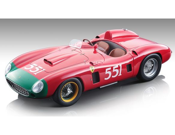TECNOMODEL TMD18211D FERRARI 860 MONZA N.551 2nd MILLE MIGLIA 1956 COLLINS/KLEMENTASKY 1:18 Modellino