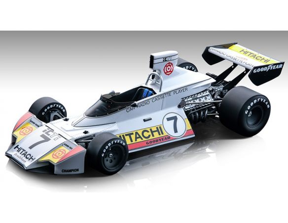 TECNOMODEL TMD18274C BRABHAM BT44 BELGIUM GP 1974 C.REUTEMAN 1:18 Modellino