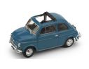 BRUMM BM0464-06 FIAT 500 L 1968-72 APERTA BLU TURCHESE 1:43 Modellino