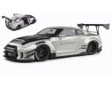 SOLIDO SL1805802 NISSAN GT-R (R35) W/LIBERTY WALK BODY KIT 2.0 2020 PEARL GREY 1:18 Modellino