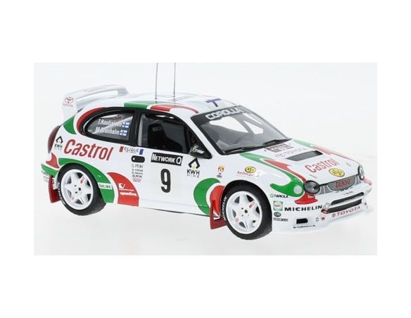 IXO MODEL RAC394A TOYOTA COROLLA WRC N.9 RAC RALLY 1997 GRONHOLM/RAUTIAINEN 1:43 Modellino