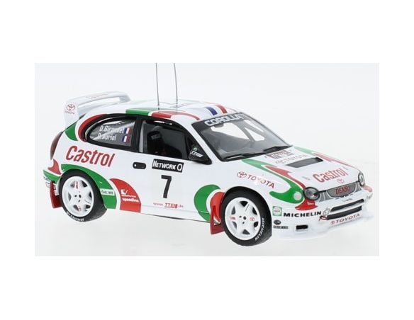 IXO MODEL RAC394B TOYOTA COROLLA WRC N.7 RAC RALLY 1997 AURIOL/GIRAUDET 1:43 Modellino