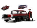 JADA TOYS JADA253253014 HARLEY QUINN 1957 CHEVROLET BEL AIR 1:32 Modellino