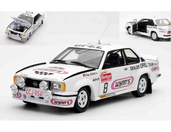 SUNSTAR SS5380 OPEL ASCONA 400 N.8 BIANCHI RALLY 1981 G.COLSOUL-A.LOPES 1:18 Modellino