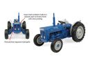 UNIVERSAL HOBBIES UH6275 TRATTORE FORDSON SUPER DEXTA 2000 DIESEL 1:32 Modellino