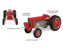 UNIVERSAL HOBBIES UH6399 TRATTORE MASSEY FERGUSON 65 USA VERSION 1:32 Modellino
