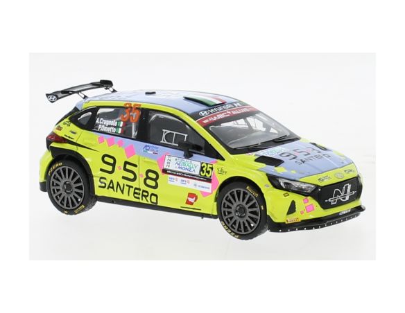 IXO MODEL RAM848 HYUNDAI i20 N RALLY2 N.35 RALLY MONZA 2021 CRUGNOLA-OMETTO 1:43 Modellino