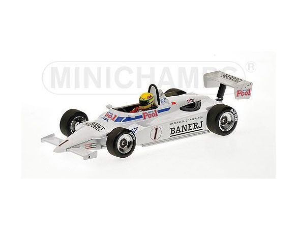 MINICHAMPS 540831811 RALT RT3 TOYOTA CHAMPION 1983 AYRTON SENNA Modellino