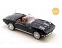 NOREV NV189055 CHEVROLET CORVETTE STINGRAY CABRIOLET 1963 BLACK 1:18 Modellino