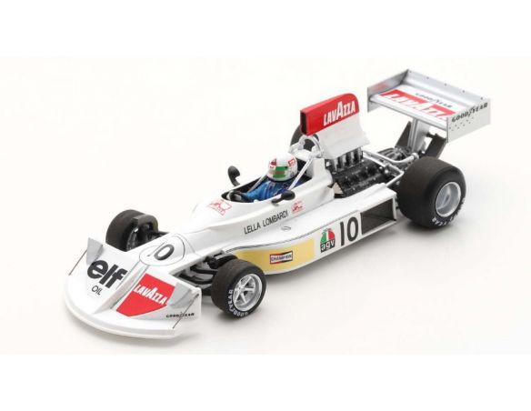 SPARK MODEL S5376 MARCH 751 LELLA LOMBARDI 1975 N.10 6th SPANISH GP 1:43 Modellino