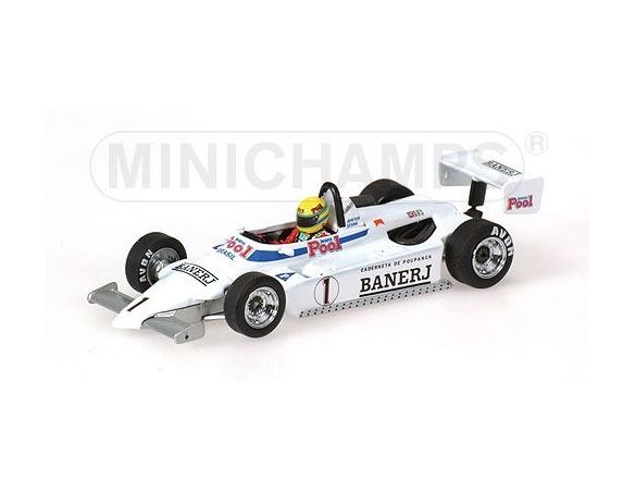 Minichamps PM540834311 RALT TOYOTA A.SENNA 1983 UK CHAMPION 1:43 Modellino