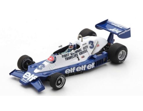 SPARK MODEL S7237 TYRRELL 008 DIDIER PIRONI 1978 N.3 5th GERMAN GP 1:43 Modellino