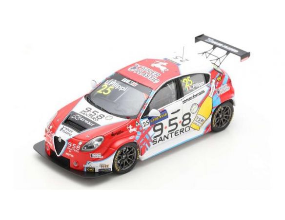 SPARK MODEL S8972 ALFA ROMEO GIULIETTA TCR N.25 9th RACE 2 WTCR 2020 ARAGON II L.FILIPPI Modellino