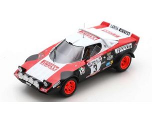 SPARK MODEL S9093 LANCIA STRATOS HF N.3 CHAMP.EUROPE RALLYES 1978 CARELLO-PERISSINOT 1:43 Modellino