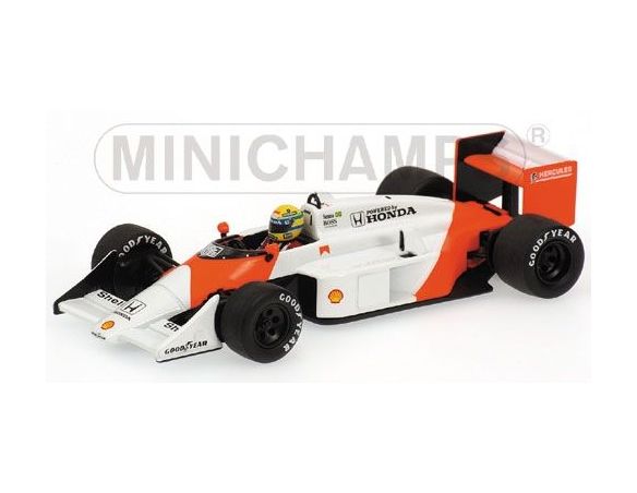 Minichamps PM540874399 MC LAREN A.SENNA TEST 1987 1:43 Modellino