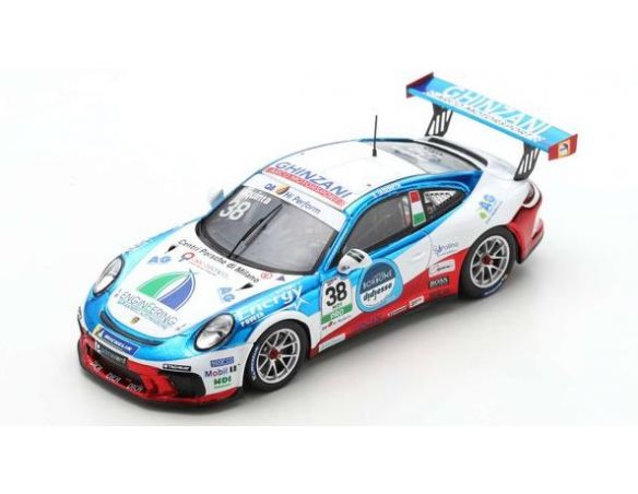 SPARK MODEL SI015 PORSCHE 911 GT3 CUP N.38 CARRERA CUP ITALIA 2020 SIMONE IAQUINTA 1:43 Modellino