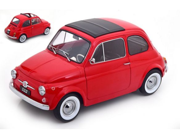 KK SCALE KKDC120031 FIAT 500 1968 RED 1:12 Modellino