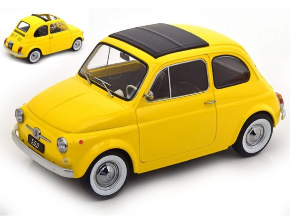 KK SCALE KKDC120034 FIAT 500 1968 YELLOW 1:12 Modellino