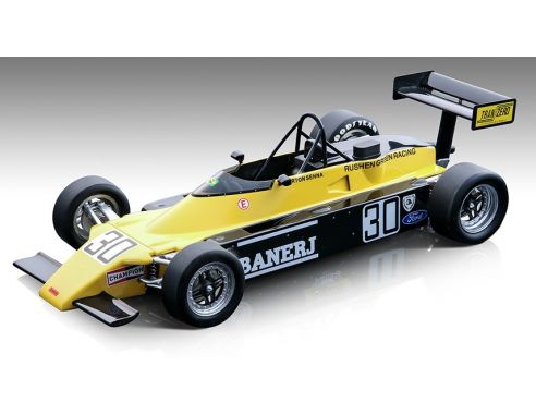 TECNOMODEL TMD18263B VAN DIEMEN RF82 EUROP.FORMULA FORD 2000 JYLLANDSRING 1982 A.SENNA 1:18 Modellino