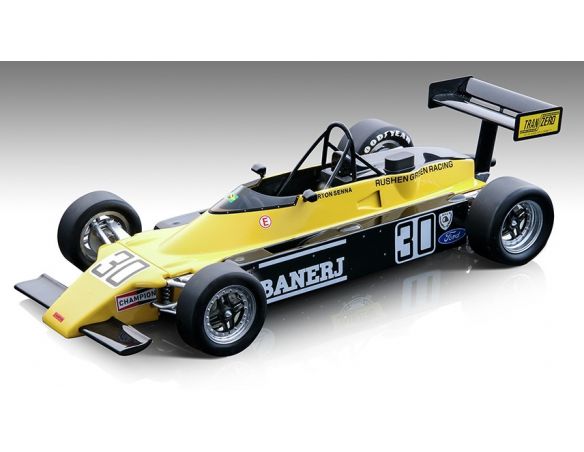 TECNOMODEL TMD18263B VAN DIEMEN RF82 EUROP.FORMULA FORD 2000 JYLLANDSRING 1982 A.SENNA 1:18 Modellino