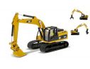 DIECAST MASTER DM85652 CAT 320D L HYDRAULIC EXCAVATOR W/MULTIPLE WORK TOOLS 1:87 Modellino