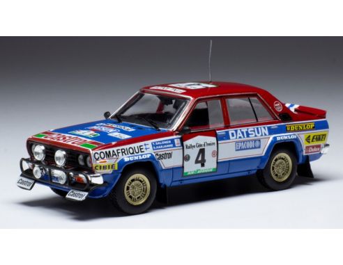 IXO MODEL RAC403A DATSUN VIOLET GT N.4 RALLY COTE D'IVOIRE 1981SALONEN/HARJANNE 1:43 Modellino