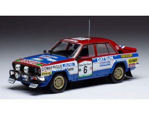 IXO MODEL RAC403B DATSUN VIOLET GT N.6 RALLY COTE D'IVOIRE 1981MEHTA/DOUGHTY 1:43 Modellino