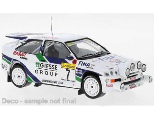 IXO MODEL RAC404A FORD ESCORT RS COSWORTH N.7 RALLY MONTE CARLO 1995 DELECOUR/FRANCOIS1:43 Modellino