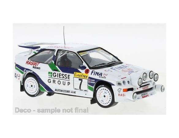 IXO MODEL RAC404A FORD ESCORT RS COSWORTH N.7 RALLY MONTE CARLO 1995 DELECOUR/FRANCOIS1:43 Modellino