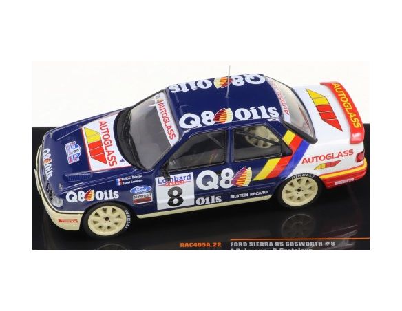 IXO MODEL RAC405A FORD SIERRA RS COSWORTH N.8 RALLY RAC LOMBARD 1991 DELEC./GRATALOUP 1:43 Modellino