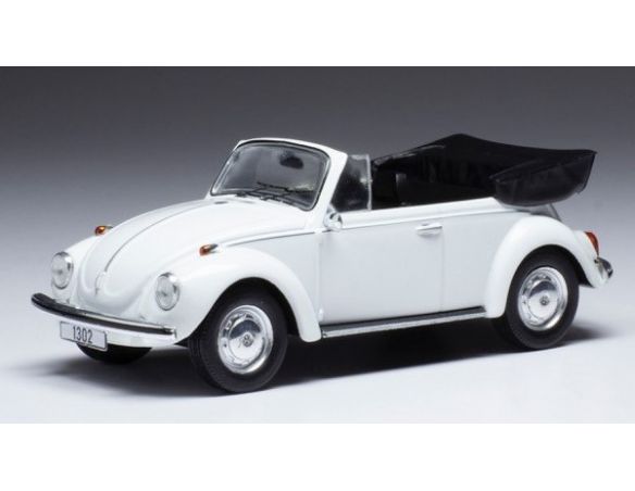 IXO MODEL CLC428 VW BEETLE 1302 LS 1971 CABRIO WHITE 1:43 Modellino