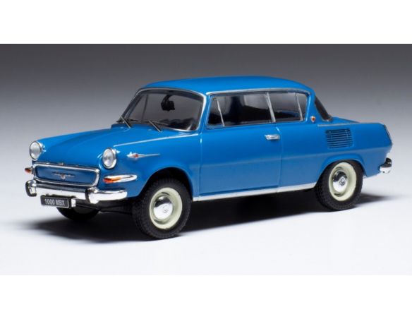 IXO MODEL CLC432 SKODA 1000 MBX 1966 BLUE 1:43 Modellino