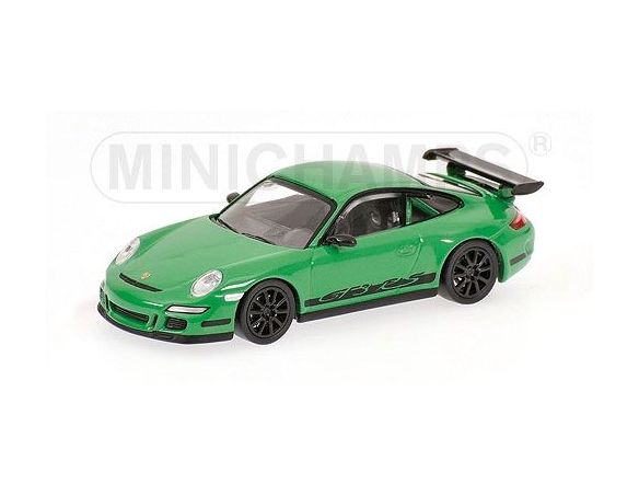 MINICHAMPS 640066000 PORSCHE 911 GT3 RS 2006 GREEN Modellino