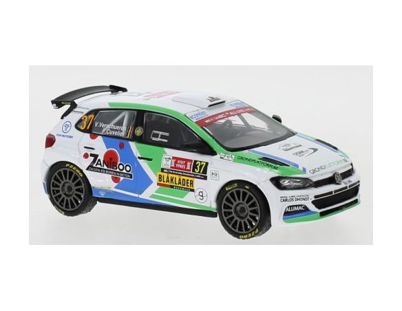 IXO MODEL RAM811LQ VW POLO GTI R5 N.37 RALLY YPRES 2021 VERESCHUEREN/CUVELIER 1:43 Modellino