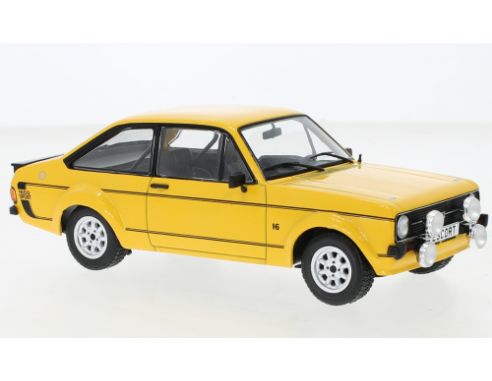WHITEBOX WB124129 FORD ESCORT MKII 1600 SPORT YELLOW 1:24 Modellino