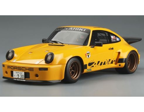 GT SPIRIT GT394 PORSCHE 911 RSR BY YAMANOUCHI-SAN YELLOW 1:18 Modellino