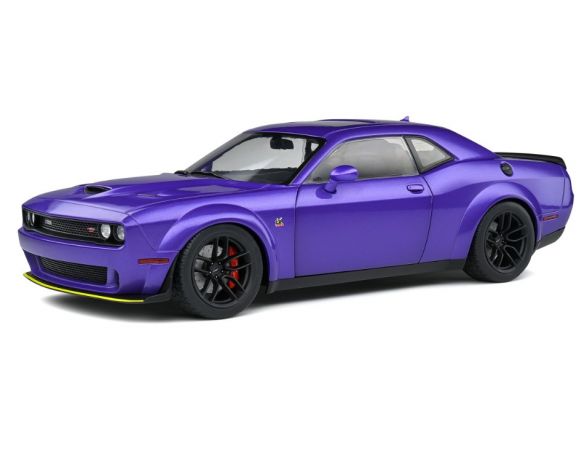 SOLIDO SL1805705 DODGE CHALLENGER R/T SCAT PACK WIDEBODY 2020 PLUM CRAZY 1:18 Modellino