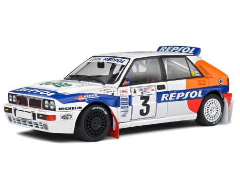 SOLIDO SL1807802 LANCIA DELTA HF INTEGRALE N.3 ACROPOLIS RALLY 1993 SAINZ/MOYA 1:18 Modellino