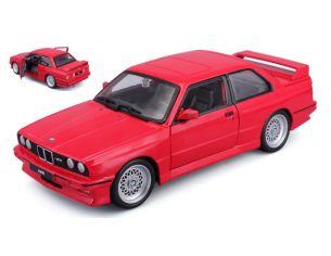 BBURAGO BU21100R BMW M3 (E30) 1988 RED 1:24 Modellino
