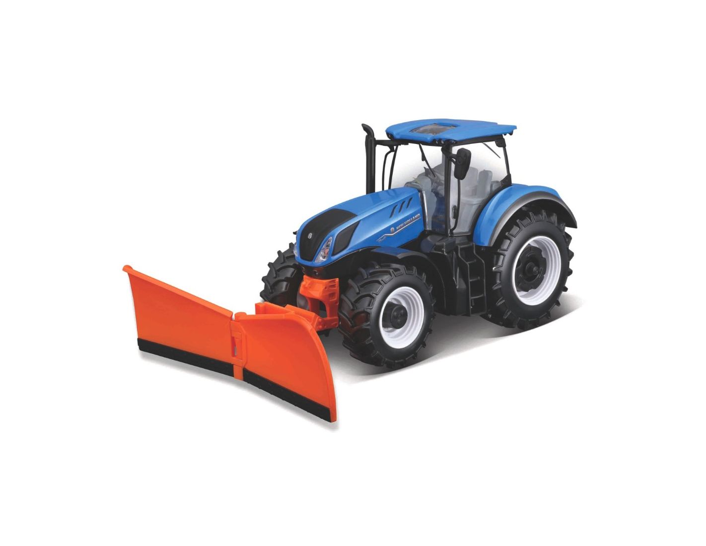 BBURAGO BU44081 NEW HOLLAND T7.315 TRACTOR + SNOW PLOW 132 Modellino