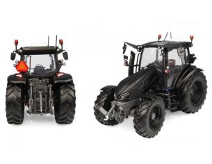 UNIVERSAL HOBBIES UH6440 TRATTORE VALTRA G135 UNLIMITED MATT BLACK COLOR 1:32 Modellino