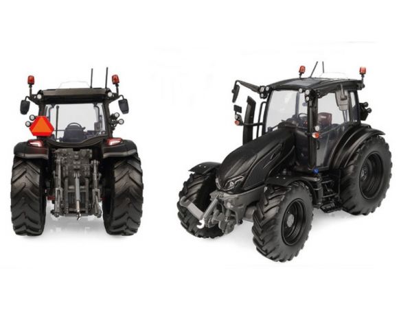 UNIVERSAL HOBBIES UH6440 TRATTORE VALTRA G135 UNLIMITED MATT BLACK COLOR 1:32 Modellino